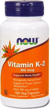 Now Foods Vitamin K-2 100 mcg 100 cps.