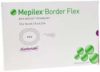 Mölnlycke Health Care Mepilex Border Flex ovál 13 x 16 cm 5 ks