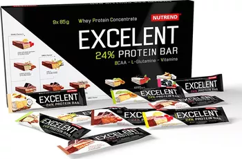 Nutrend Excelent Protein Bar 9 x 85 g dárkové balení
