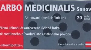 Montavit Carbo Medicinalis Sanova 250 mg 20 tbl.