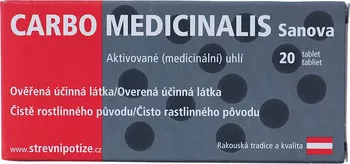 Montavit Carbo Medicinalis Sanova 250 mg 20 tbl.